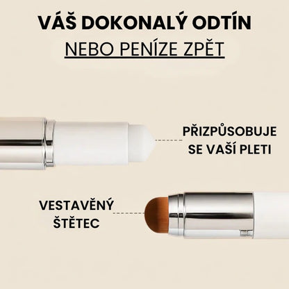 Make-up 2 v 1 s vestavěným štětcem