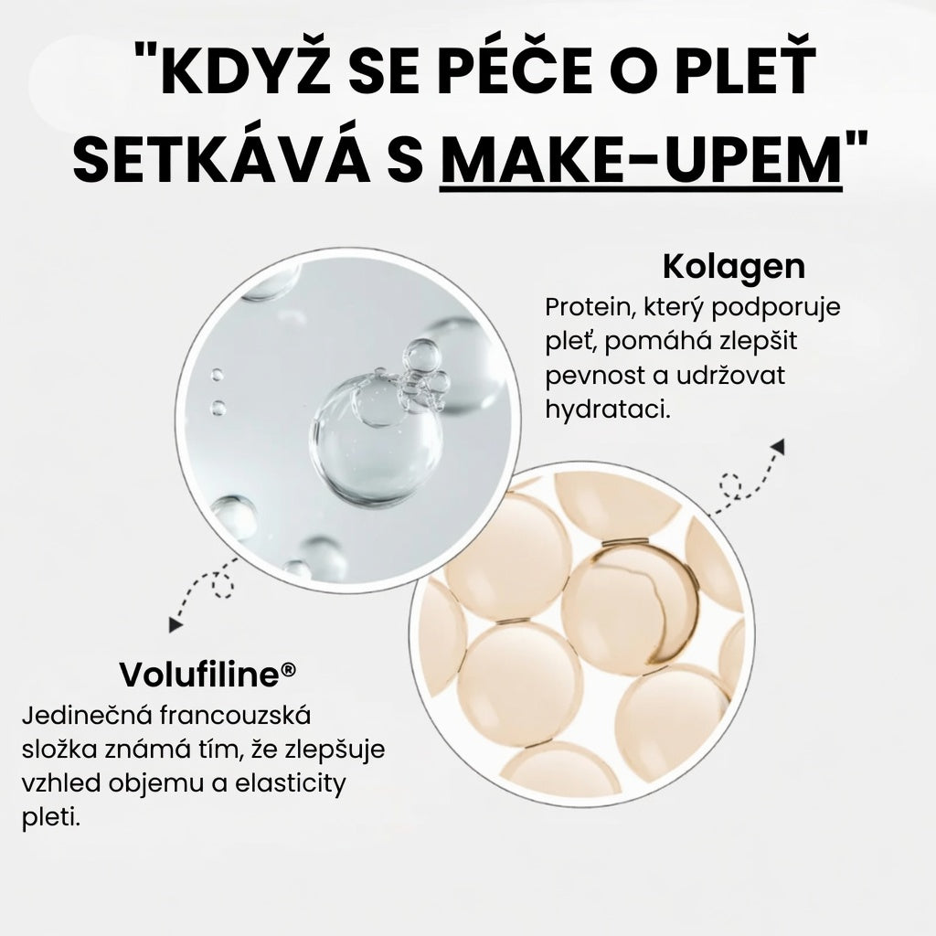 Make-up 2 v 1 s vestavěným štětcem
